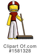 Yellow Design Mascot Clipart #1581328 by Leo Blanchette