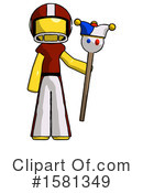 Yellow Design Mascot Clipart #1581349 by Leo Blanchette