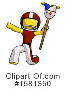 Yellow Design Mascot Clipart #1581350 by Leo Blanchette
