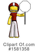 Yellow Design Mascot Clipart #1581358 by Leo Blanchette