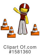 Yellow Design Mascot Clipart #1581360 by Leo Blanchette