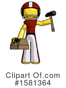 Yellow Design Mascot Clipart #1581364 by Leo Blanchette