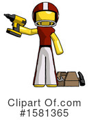 Yellow Design Mascot Clipart #1581365 by Leo Blanchette