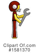 Yellow Design Mascot Clipart #1581370 by Leo Blanchette