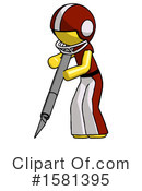 Yellow Design Mascot Clipart #1581395 by Leo Blanchette