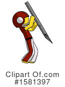 Yellow Design Mascot Clipart #1581397 by Leo Blanchette