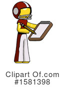 Yellow Design Mascot Clipart #1581398 by Leo Blanchette