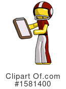 Yellow Design Mascot Clipart #1581400 by Leo Blanchette