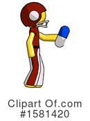 Yellow Design Mascot Clipart #1581420 by Leo Blanchette