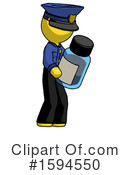 Yellow Design Mascot Clipart #1594550 by Leo Blanchette