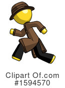 Yellow Design Mascot Clipart #1594570 by Leo Blanchette