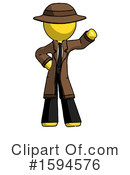 Yellow Design Mascot Clipart #1594576 by Leo Blanchette