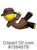 Yellow Design Mascot Clipart #1594579 by Leo Blanchette