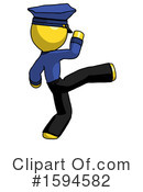 Yellow Design Mascot Clipart #1594582 by Leo Blanchette