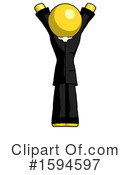 Yellow Design Mascot Clipart #1594597 by Leo Blanchette