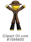 Yellow Design Mascot Clipart #1594600 by Leo Blanchette