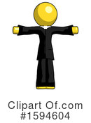 Yellow Design Mascot Clipart #1594604 by Leo Blanchette