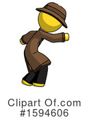 Yellow Design Mascot Clipart #1594606 by Leo Blanchette