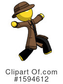 Yellow Design Mascot Clipart #1594612 by Leo Blanchette