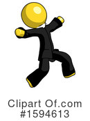 Yellow Design Mascot Clipart #1594613 by Leo Blanchette