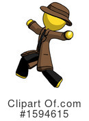 Yellow Design Mascot Clipart #1594615 by Leo Blanchette