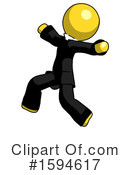 Yellow Design Mascot Clipart #1594617 by Leo Blanchette