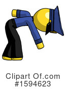 Yellow Design Mascot Clipart #1594623 by Leo Blanchette