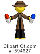 Yellow Design Mascot Clipart #1594627 by Leo Blanchette