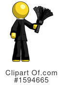 Yellow Design Mascot Clipart #1594665 by Leo Blanchette