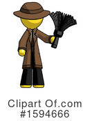 Yellow Design Mascot Clipart #1594666 by Leo Blanchette