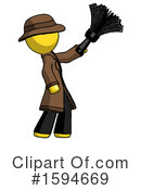 Yellow Design Mascot Clipart #1594669 by Leo Blanchette