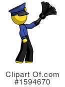Yellow Design Mascot Clipart #1594670 by Leo Blanchette