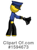 Yellow Design Mascot Clipart #1594673 by Leo Blanchette