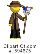 Yellow Design Mascot Clipart #1594675 by Leo Blanchette