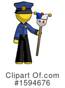Yellow Design Mascot Clipart #1594676 by Leo Blanchette