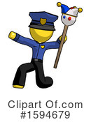 Yellow Design Mascot Clipart #1594679 by Leo Blanchette