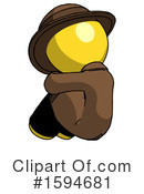 Yellow Design Mascot Clipart #1594681 by Leo Blanchette