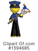 Yellow Design Mascot Clipart #1594685 by Leo Blanchette
