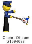 Yellow Design Mascot Clipart #1594688 by Leo Blanchette
