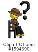 Yellow Design Mascot Clipart #1594690 by Leo Blanchette