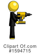 Yellow Design Mascot Clipart #1594715 by Leo Blanchette