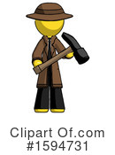 Yellow Design Mascot Clipart #1594731 by Leo Blanchette