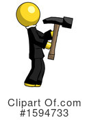 Yellow Design Mascot Clipart #1594733 by Leo Blanchette