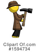 Yellow Design Mascot Clipart #1594734 by Leo Blanchette