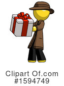 Yellow Design Mascot Clipart #1594749 by Leo Blanchette