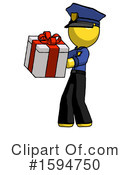 Yellow Design Mascot Clipart #1594750 by Leo Blanchette