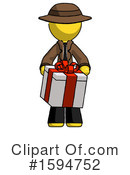 Yellow Design Mascot Clipart #1594752 by Leo Blanchette
