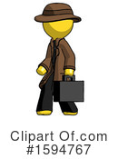 Yellow Design Mascot Clipart #1594767 by Leo Blanchette