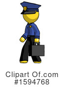 Yellow Design Mascot Clipart #1594768 by Leo Blanchette