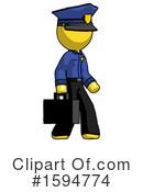 Yellow Design Mascot Clipart #1594774 by Leo Blanchette